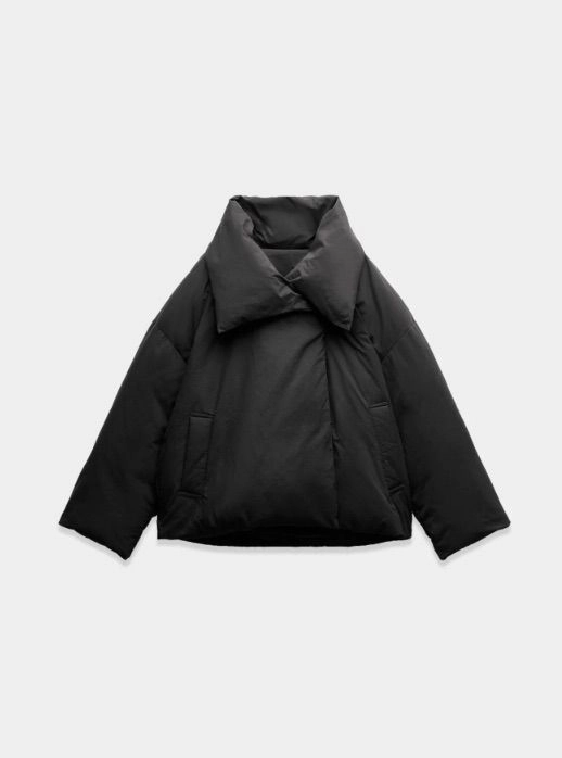 Urban Oversized Puffer Jacket - Black 1