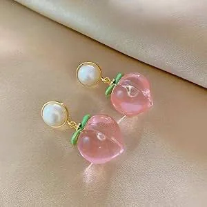 Korean Cute Pearl Drop Earrings 1