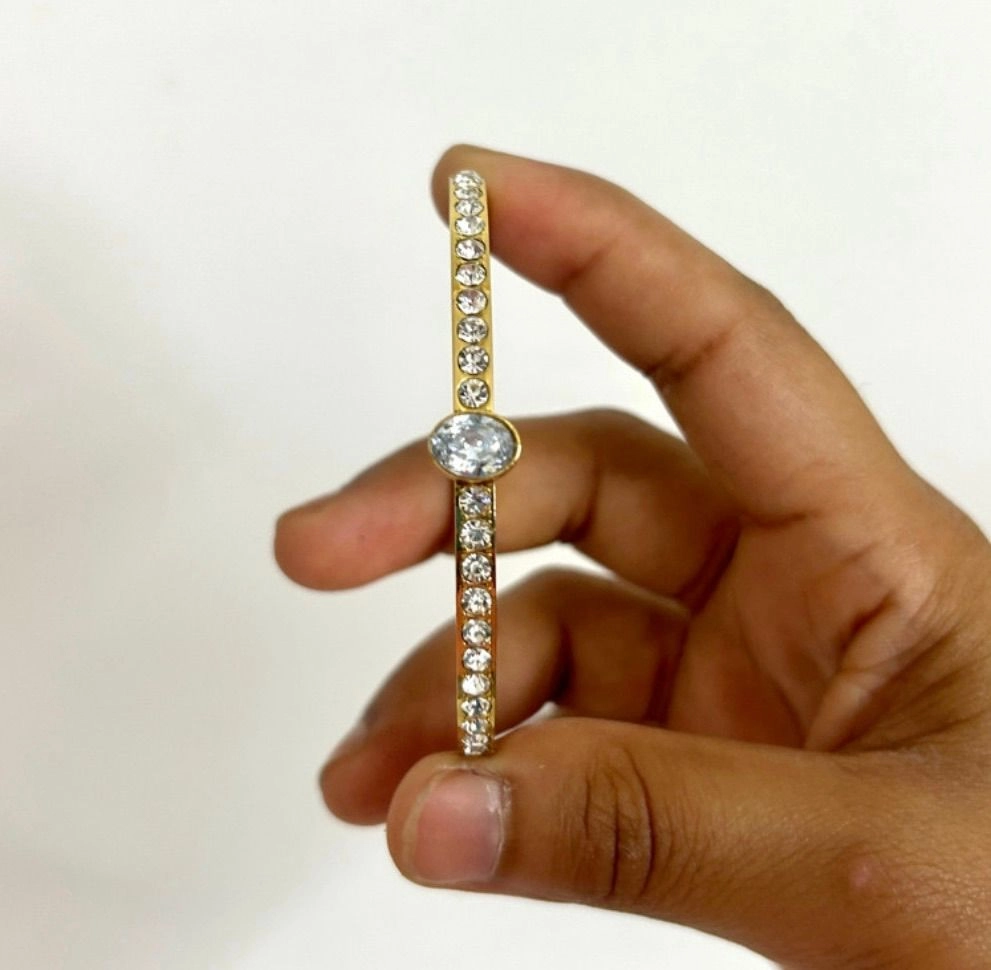 Oval stone bracelets