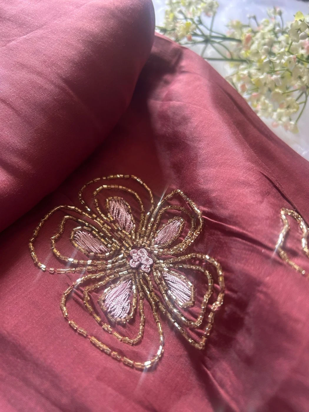 Mulchanderi top pant set 3