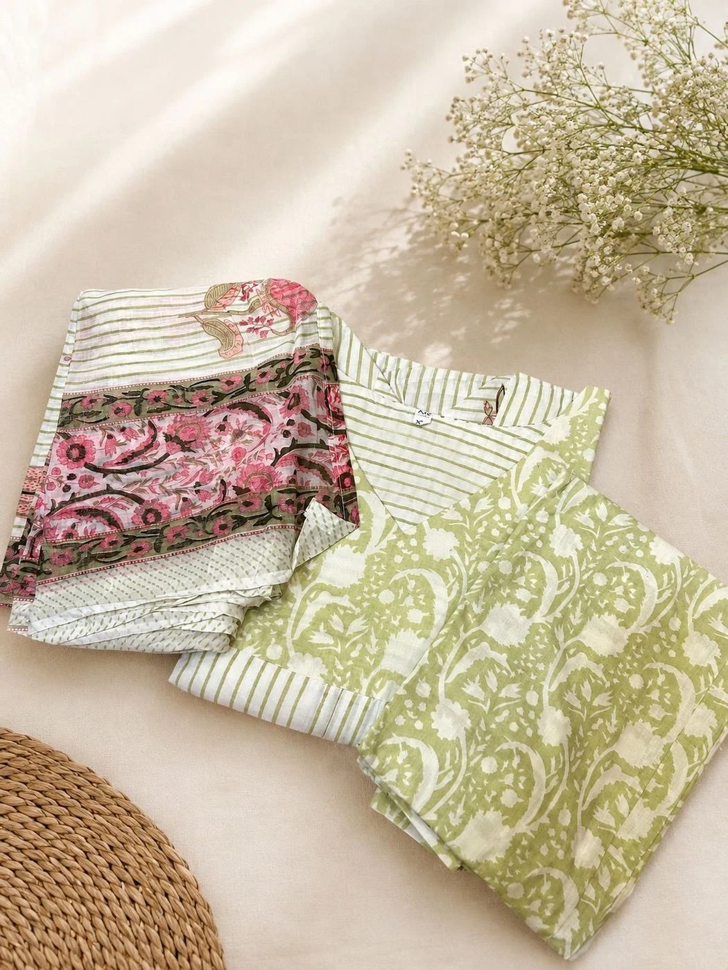 Cotton 3 piece set umbrella