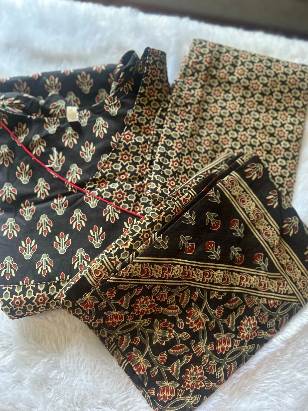 3 piece cotton kurti
