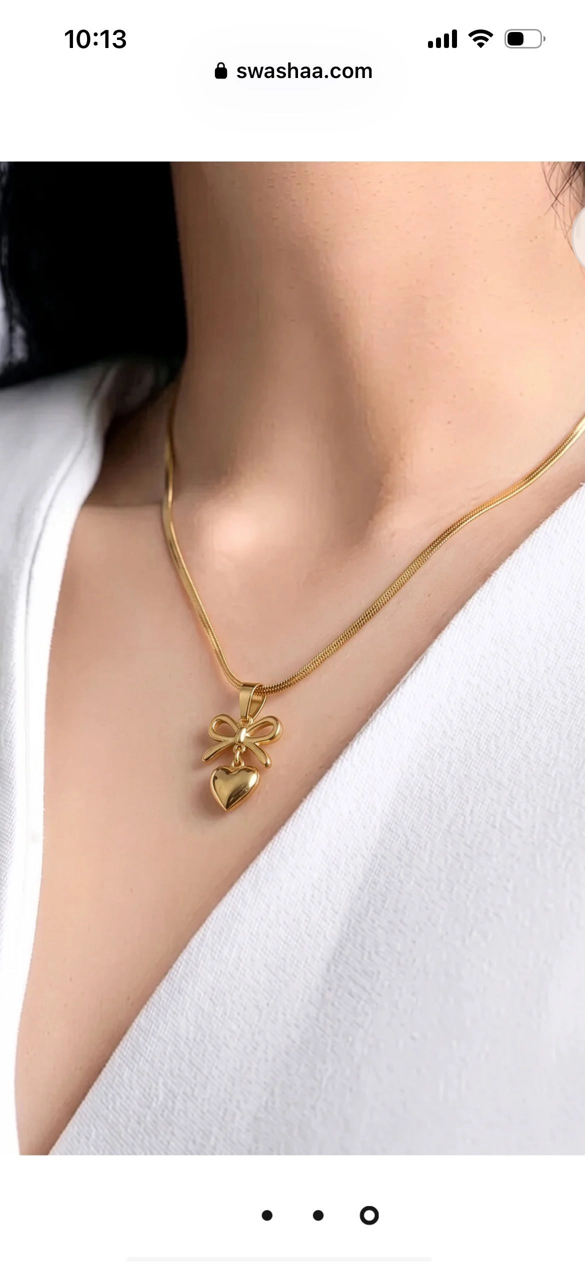 Bow heart chain 2