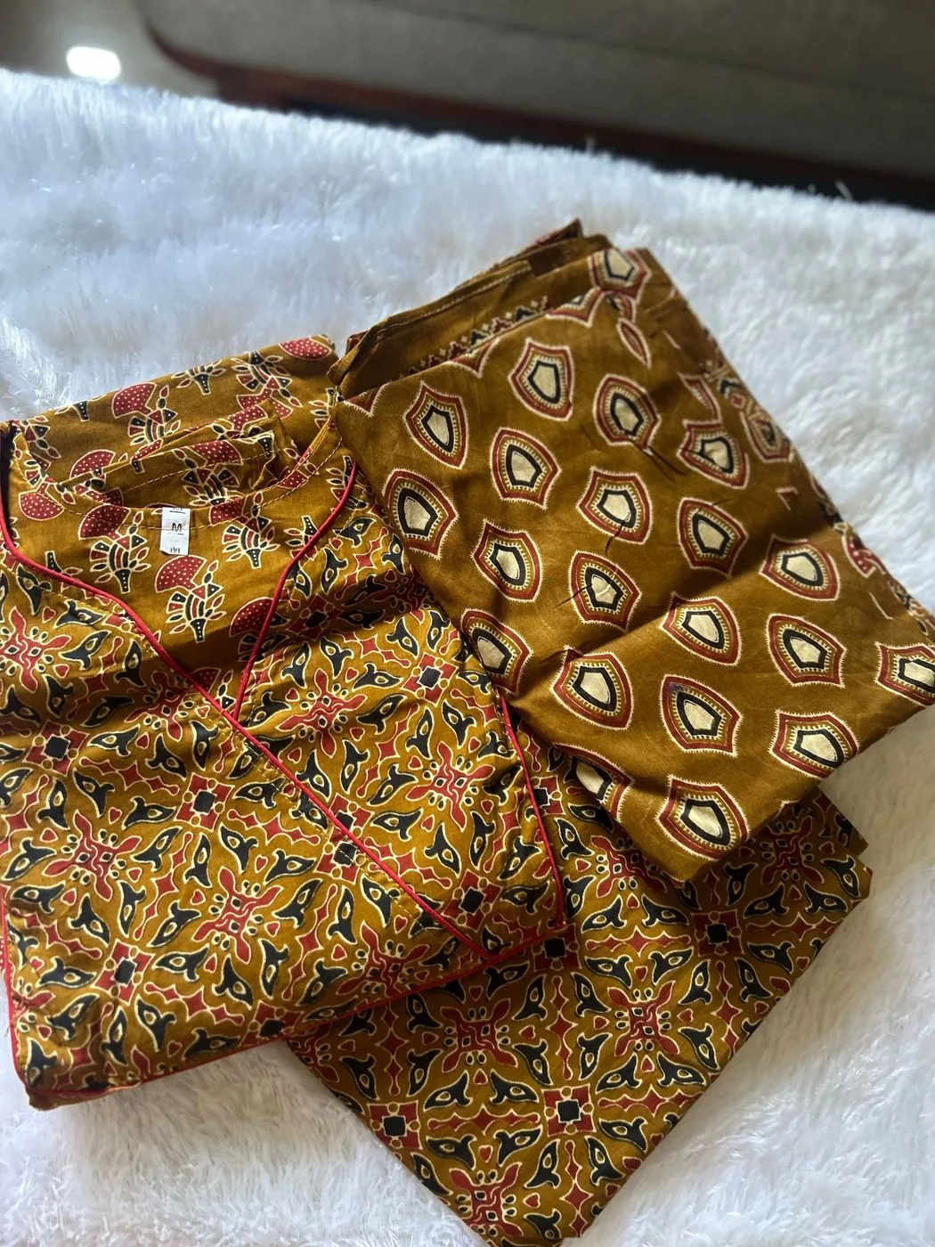 Mustard color 3 piece set