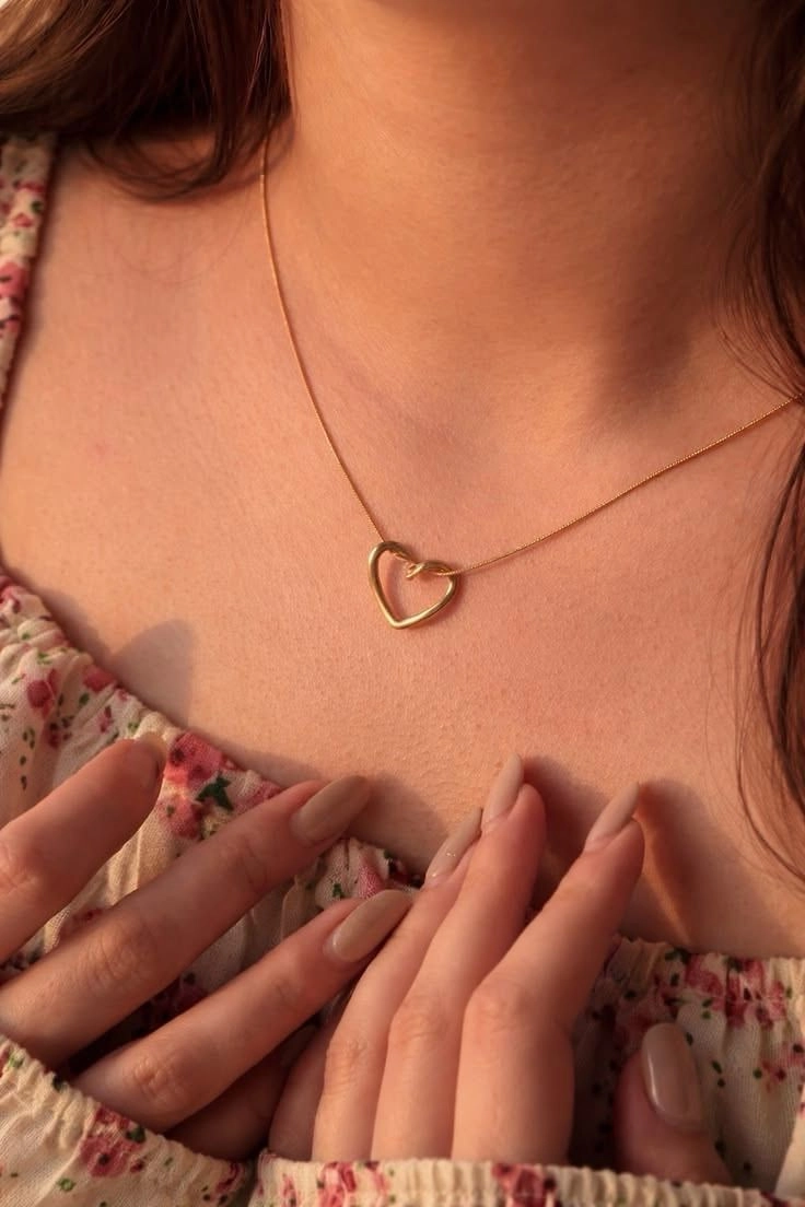 Viral heart pendant chain 2