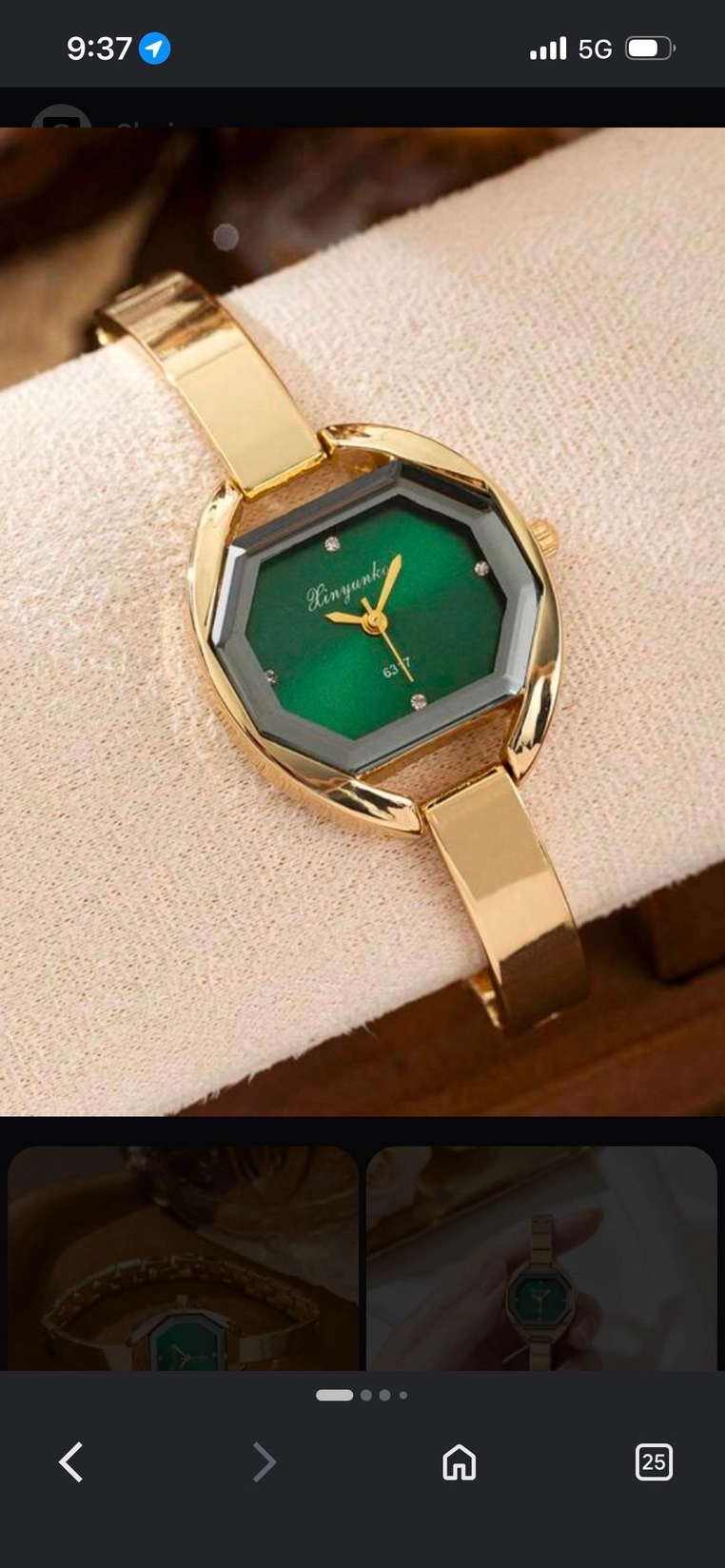 Hexagonal vintage watch 1