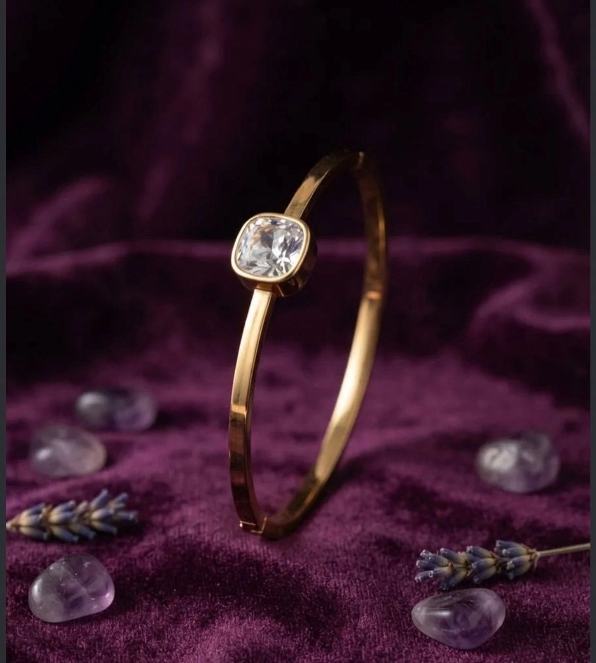 Solitaire stone kada 3