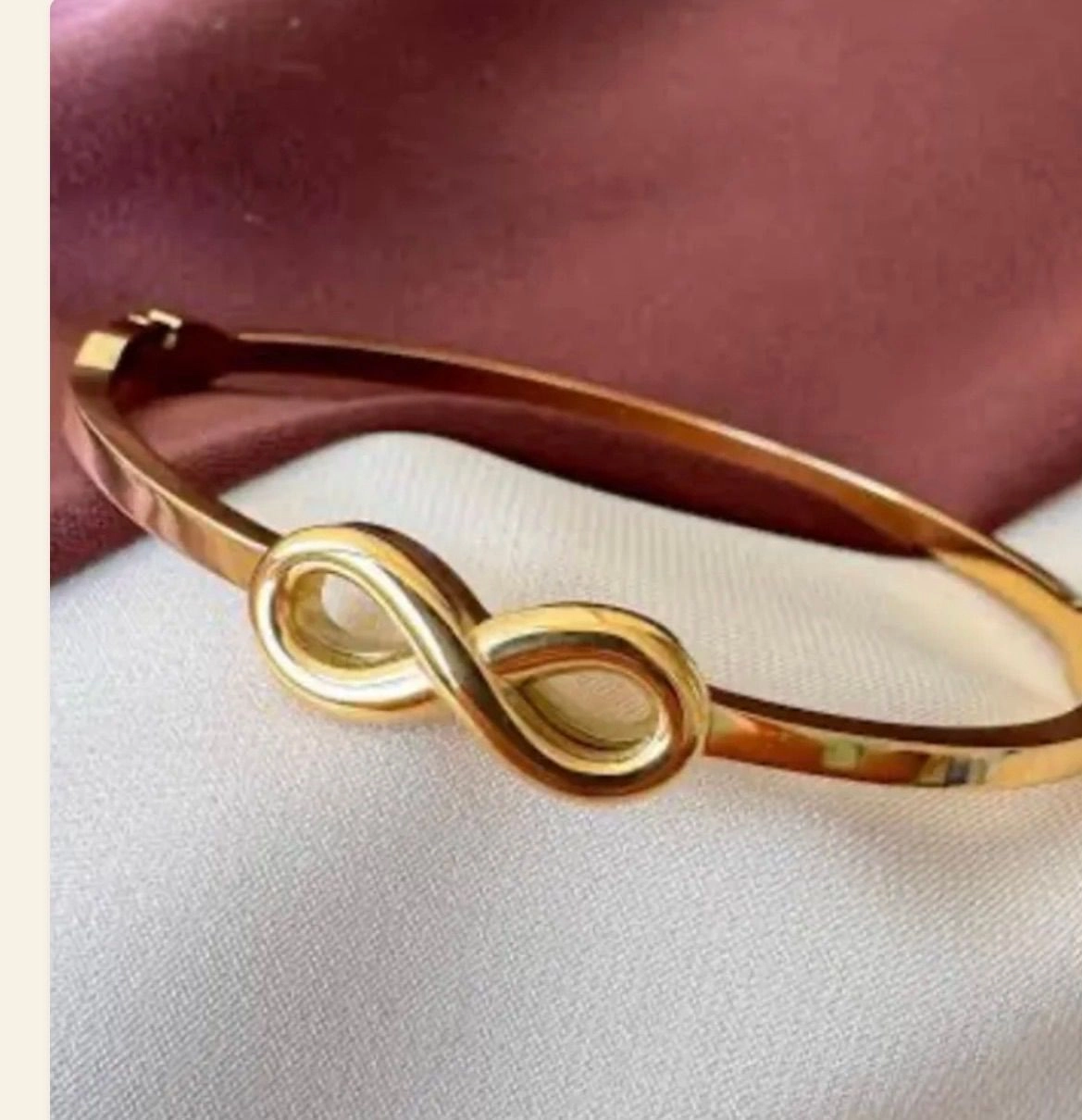 Baby size infinity bracelet