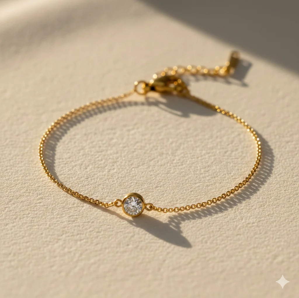 Elevate Eegance With Silver - Tone Crystal Bracelet