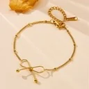 Bow Charm Bracelet