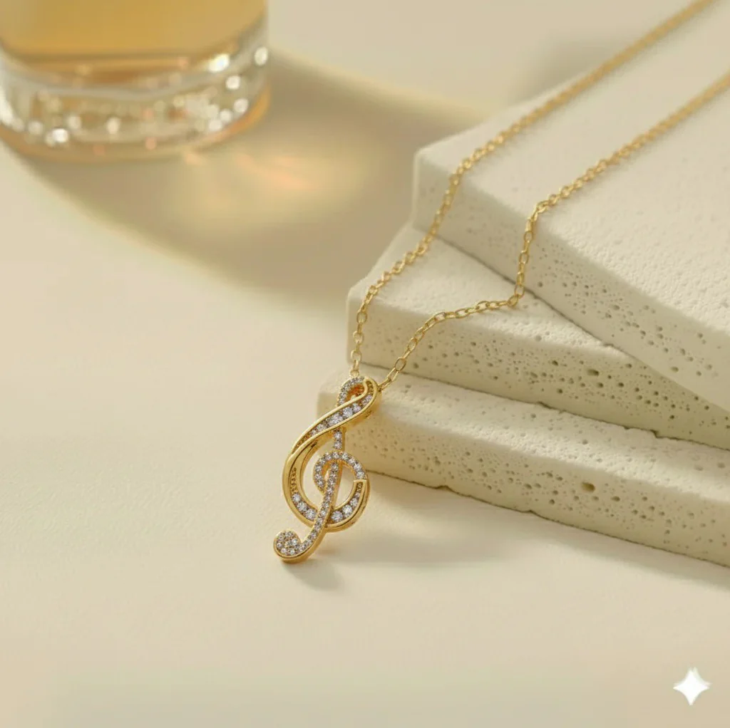 Music Note Necklace