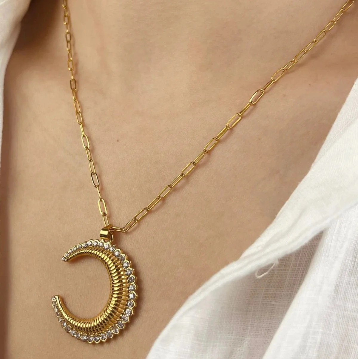Crescent Moon Necklace