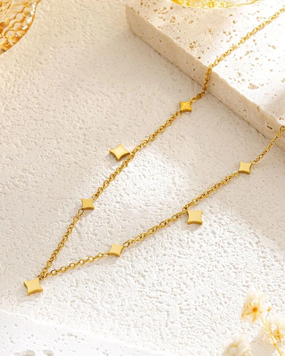 Gold Station Necklace