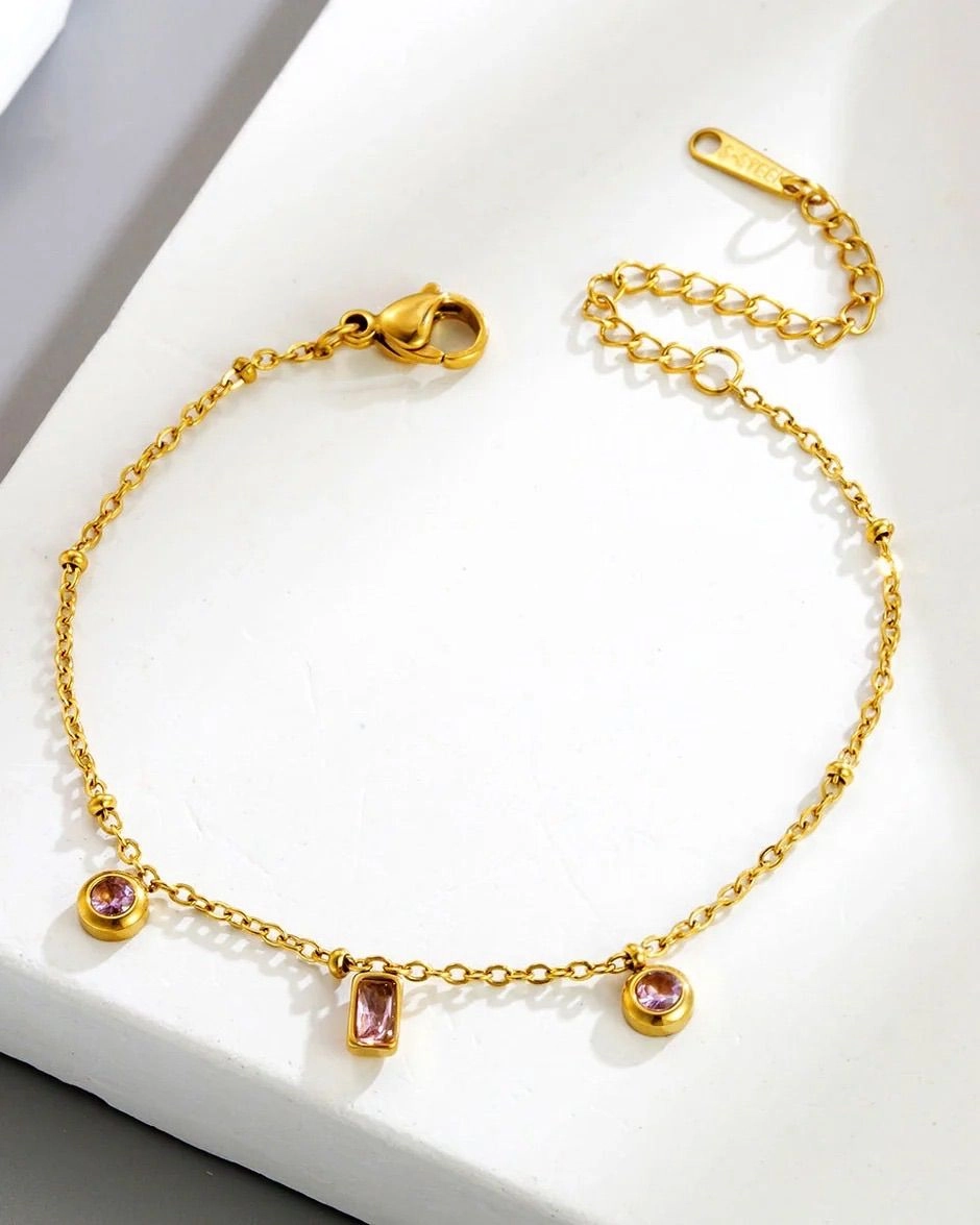 Pink Stone Bracelet