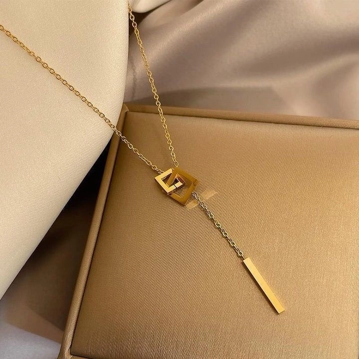 Y Shape Lariat Necklace