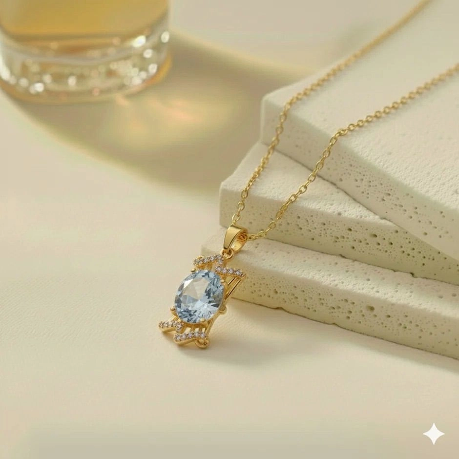 Oval Shaped Necklace