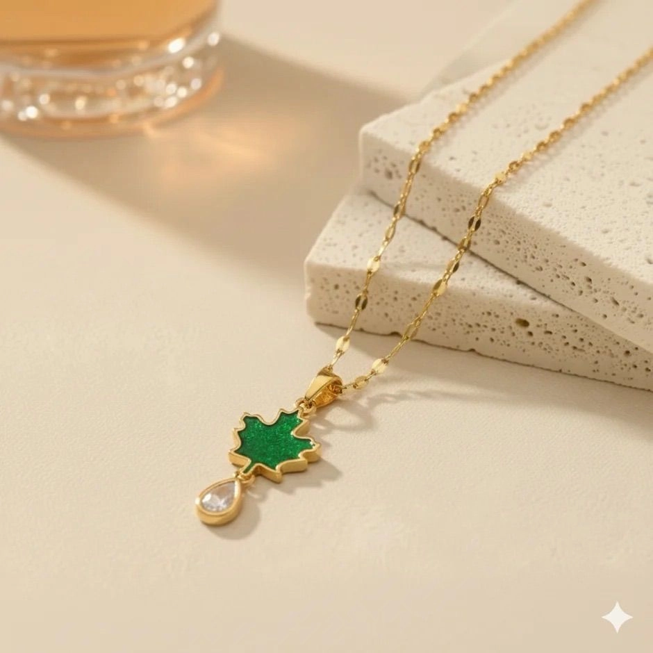 Maple Leaf Pendant Necklace