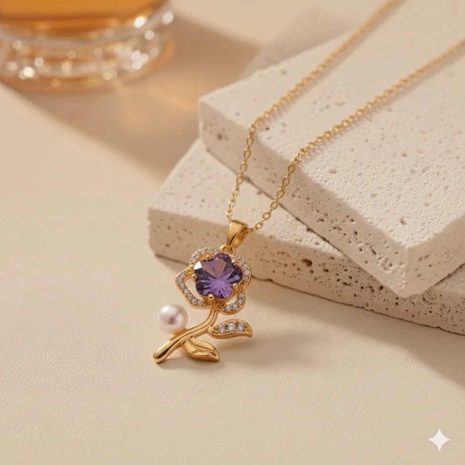 Flower Pendant Necklace