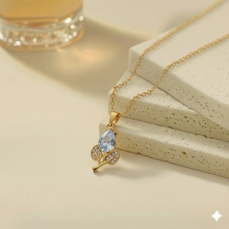 Gold Plated Pendant Necklace