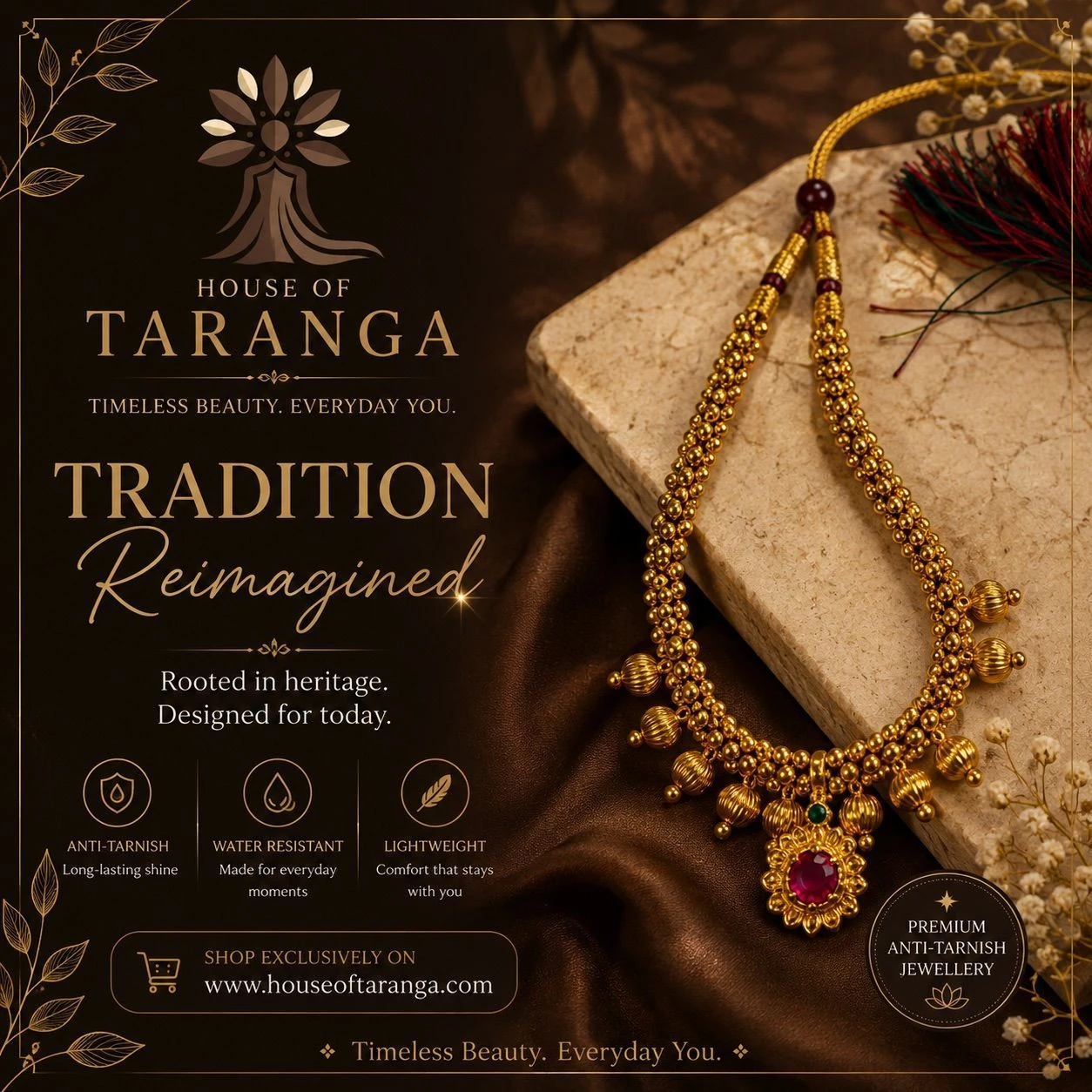 Rajeshwari Heritage Necklace 👑