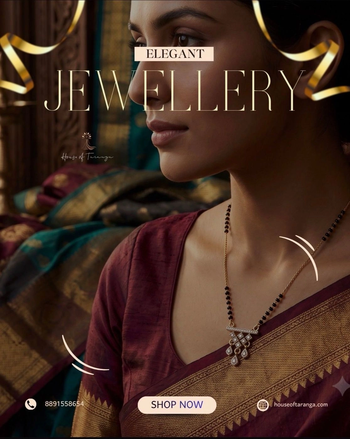 Nithya Shree Diamond Mangalsutra - HOTM02