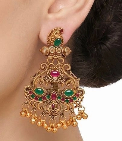 Rajeshwari Chandbali Earrings