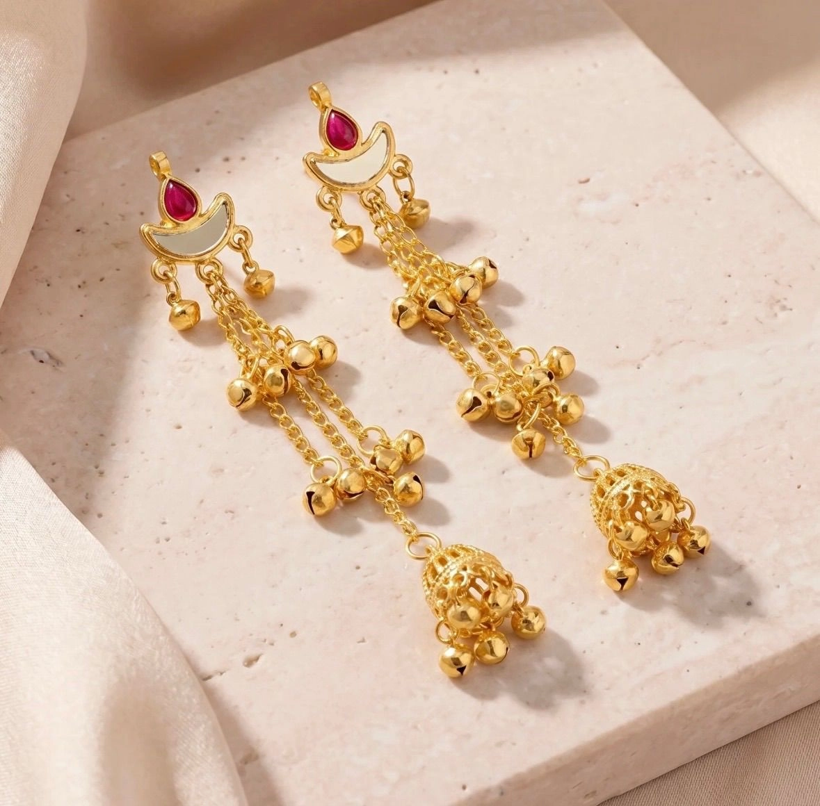 Tarangini Tassel Jhumkas