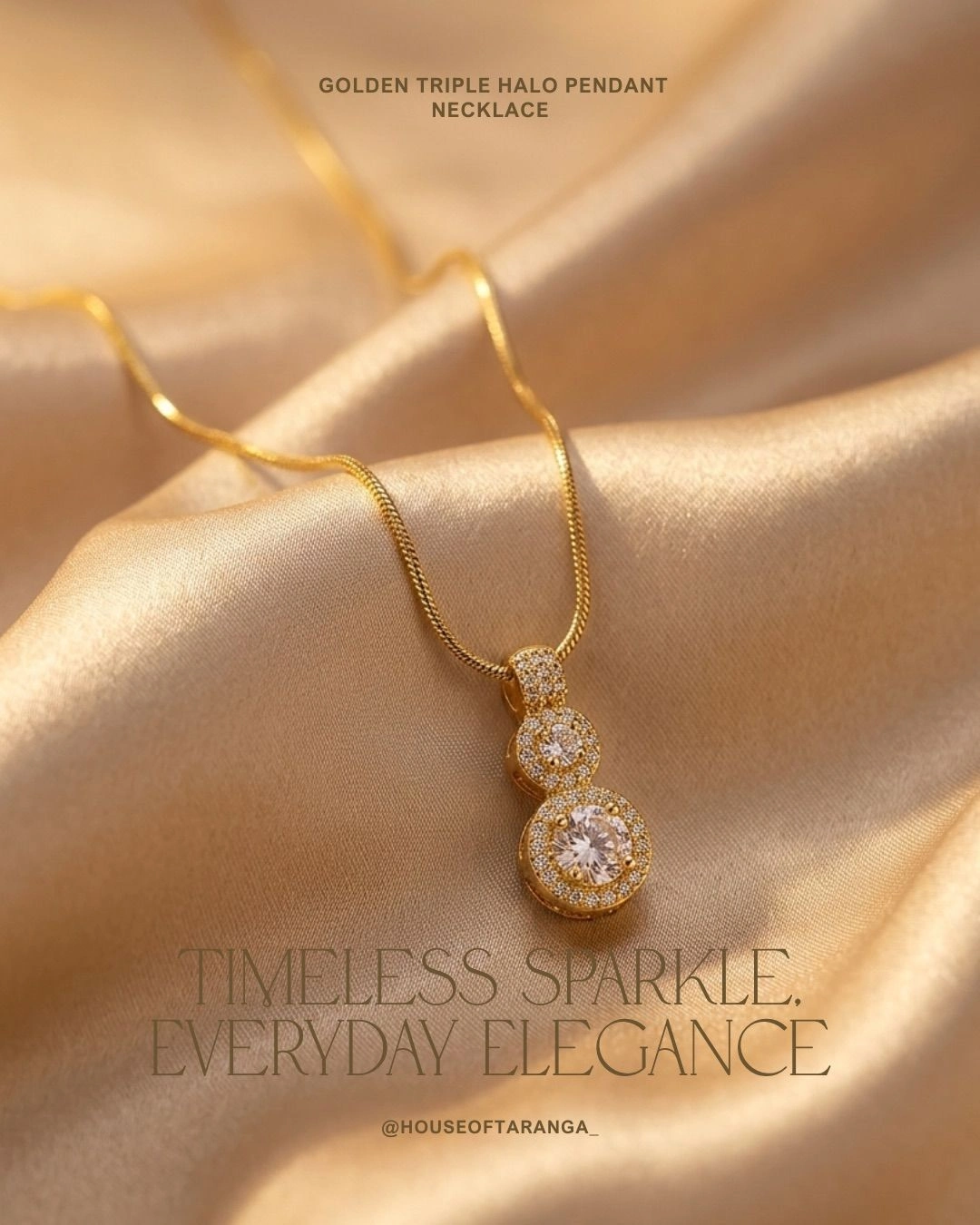 Trinity Halo Necklace