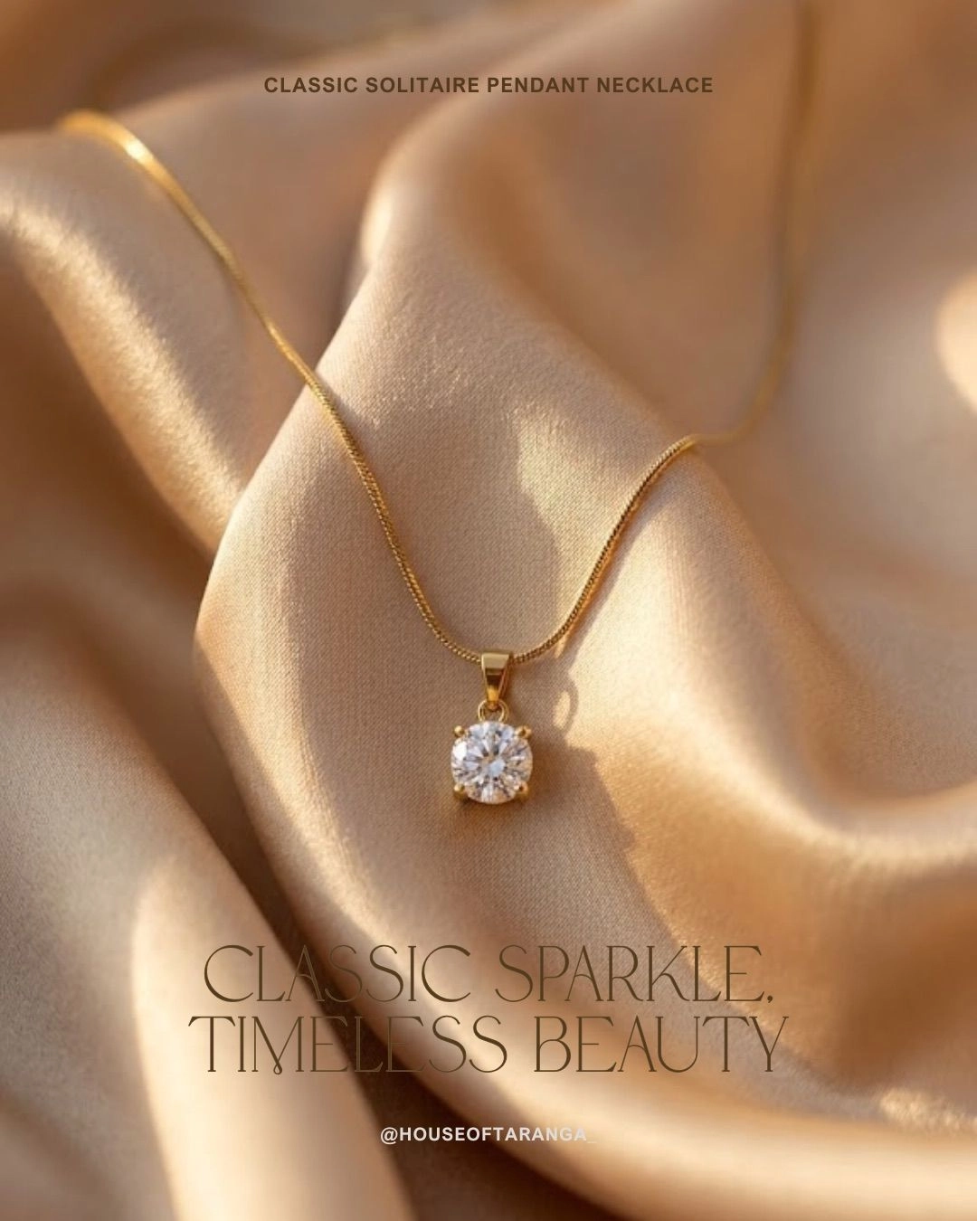 Aurora Solitaire Necklace