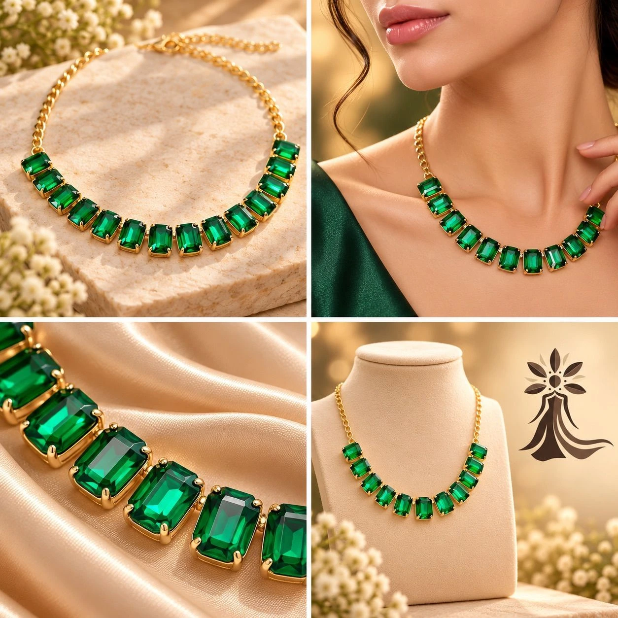 💚  Emerald Luxe Necklace