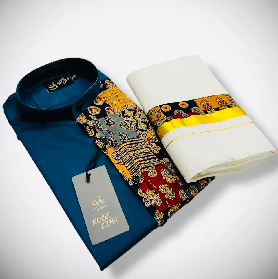 Traditional Shirt & Dhothi Combo 5