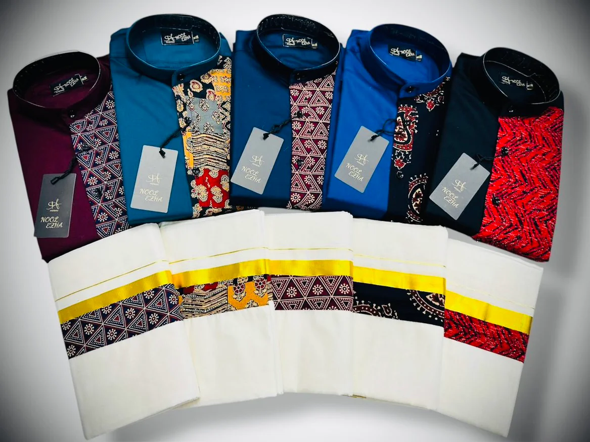 Traditional Shirt & Dhothi Combo 6