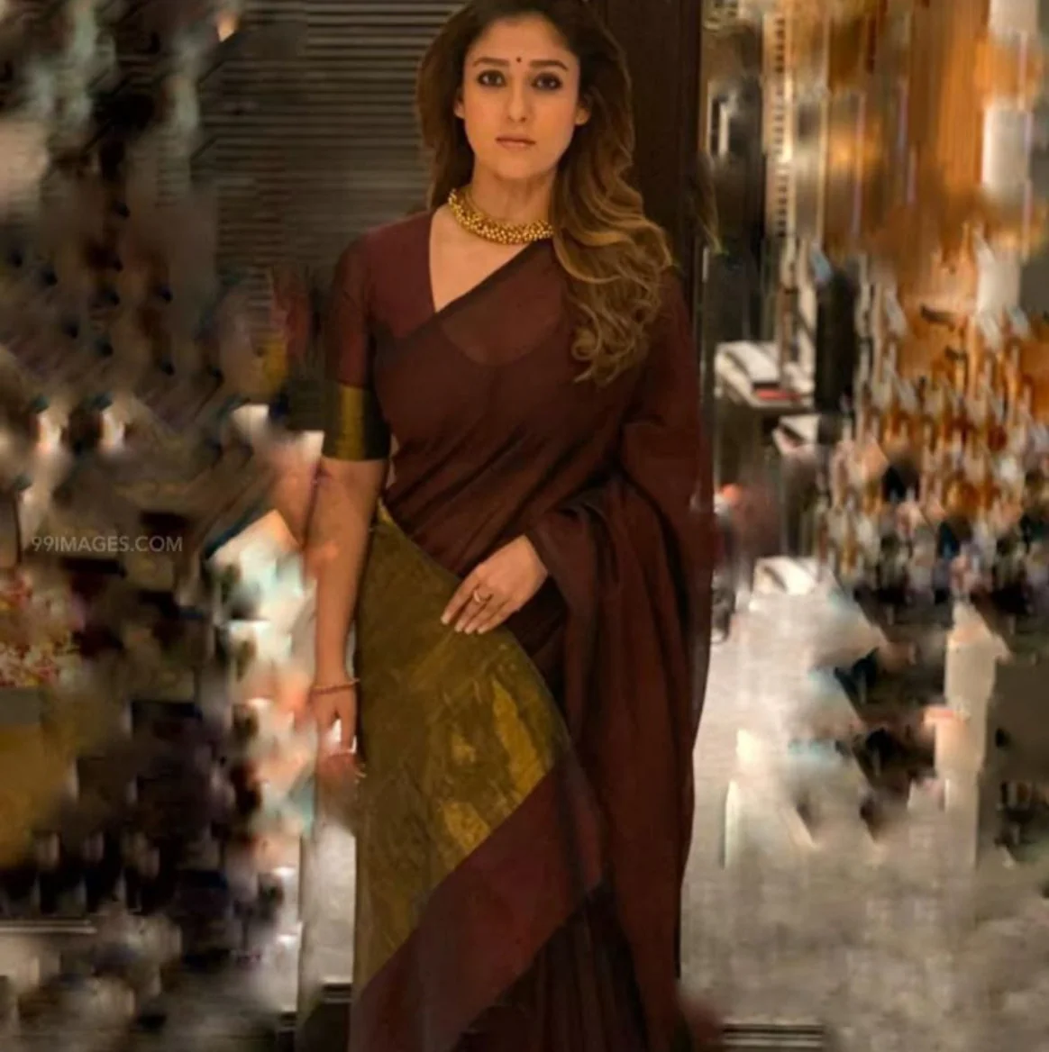 Nayanthara Khadi Cotton Saree 2