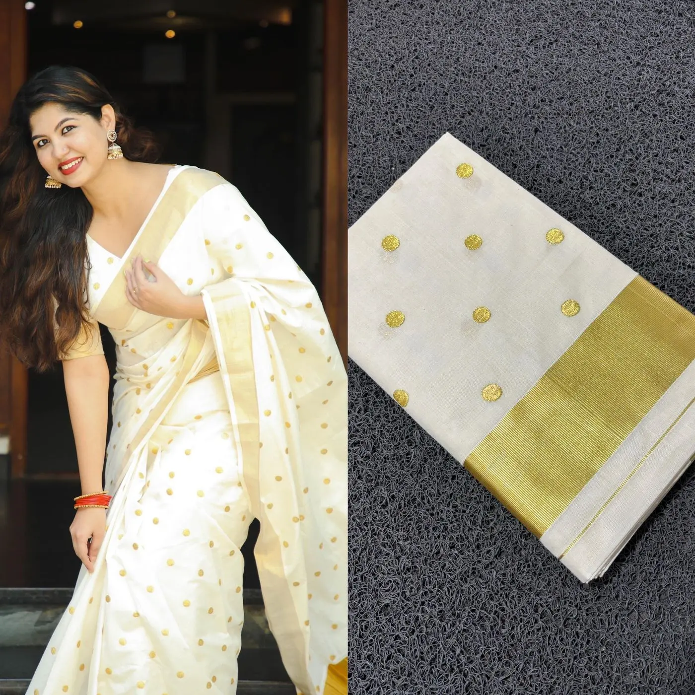 Small Polka Saree 4