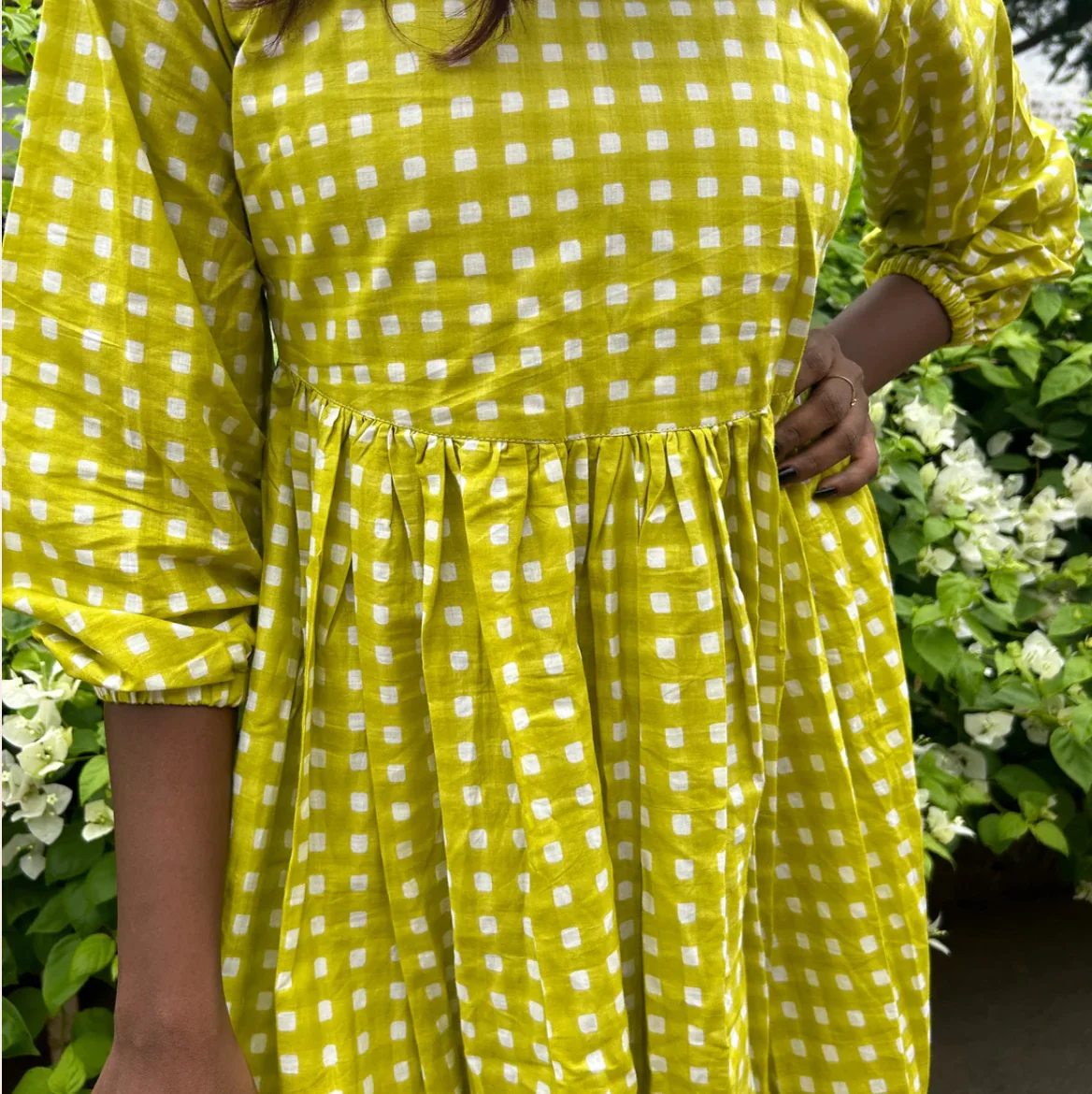 YELLOW GINGHAM