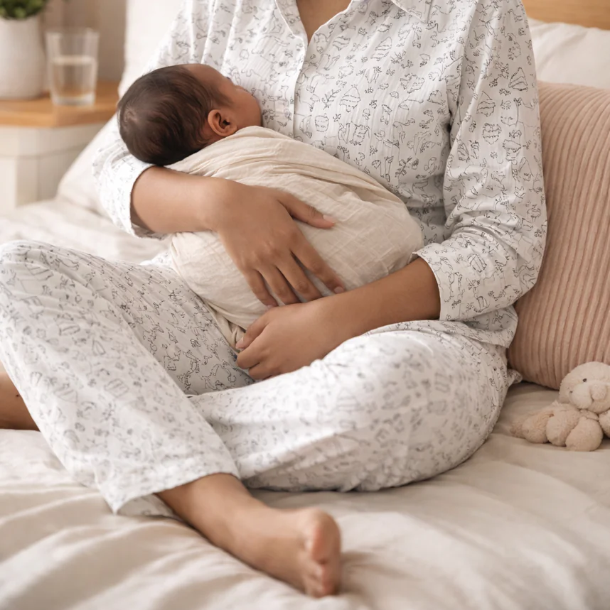 Doodle print pant set 2