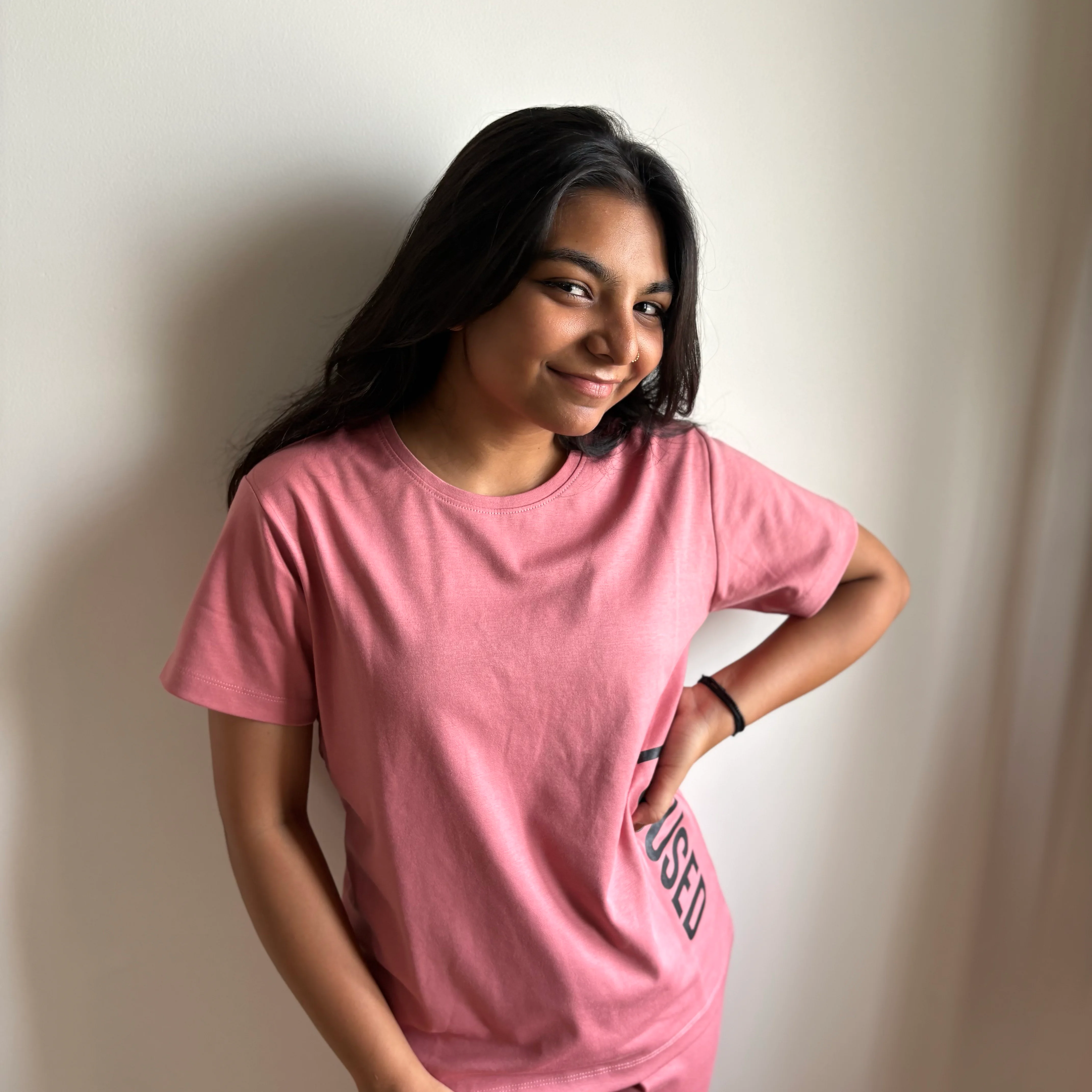 PINK FOCUSED(shorts set)