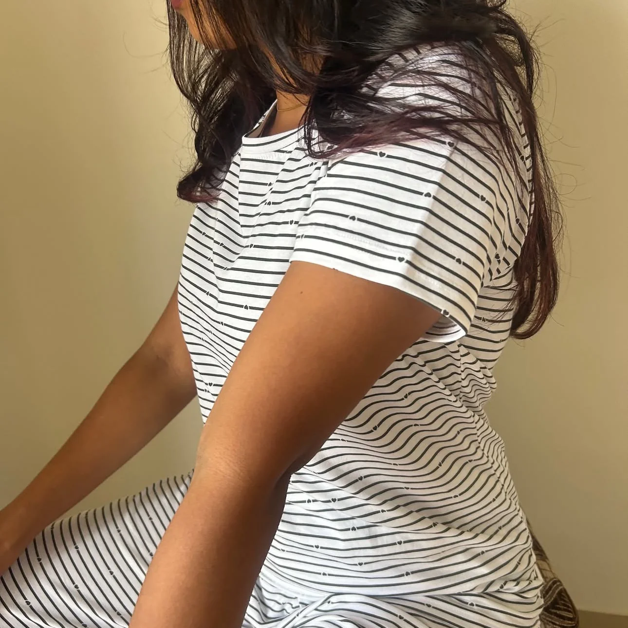 Classic strip shorts set