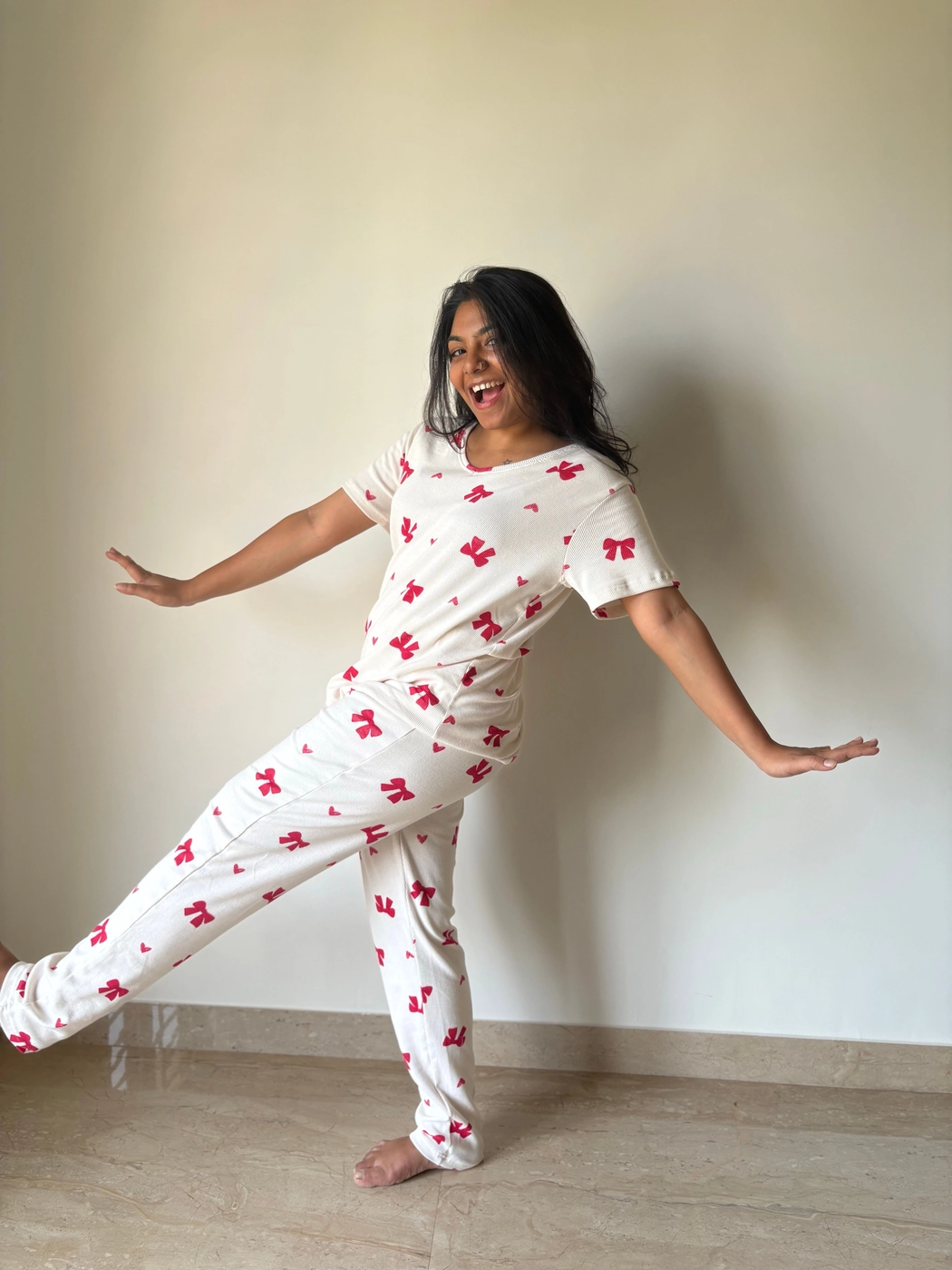 Cherry bow bliss set