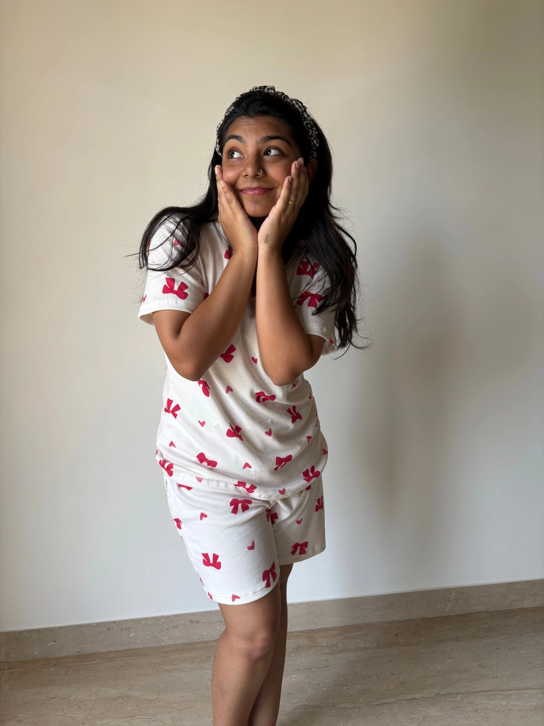 Cherry bow bliss set(shorts set) 3