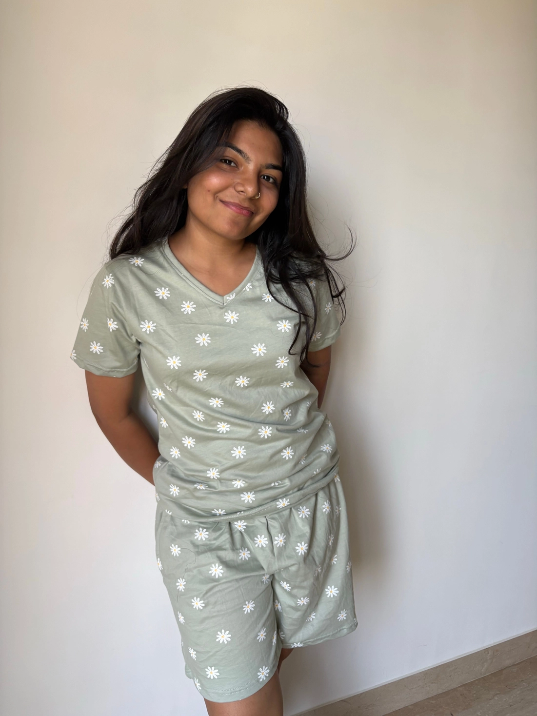 Daisy floral set (shorts set) 2