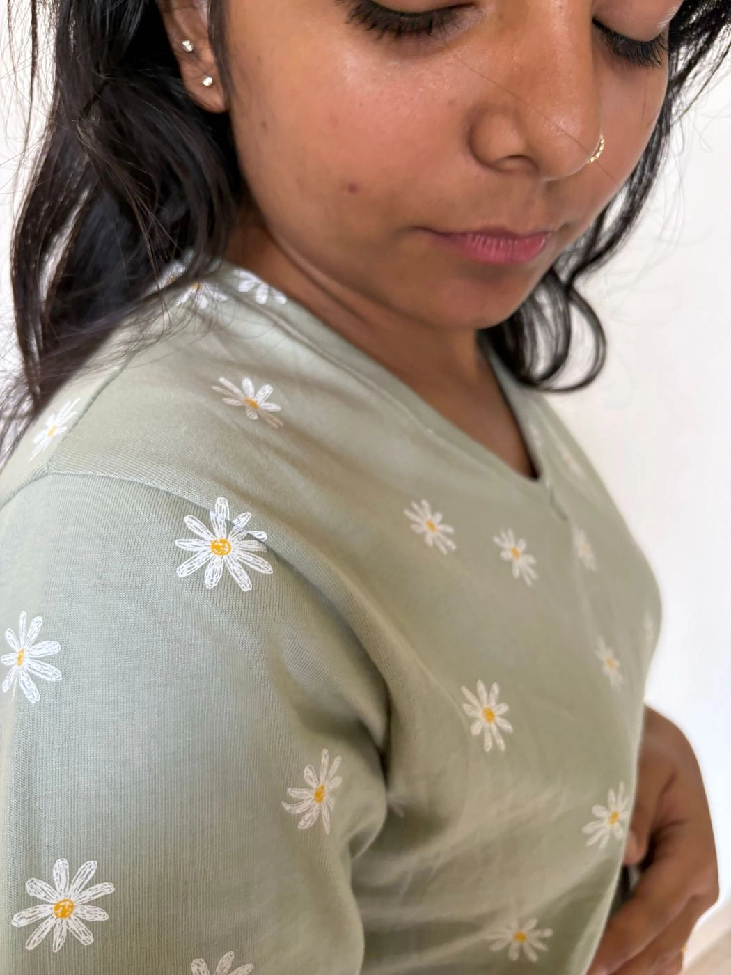 Daisy floral set (shorts set)