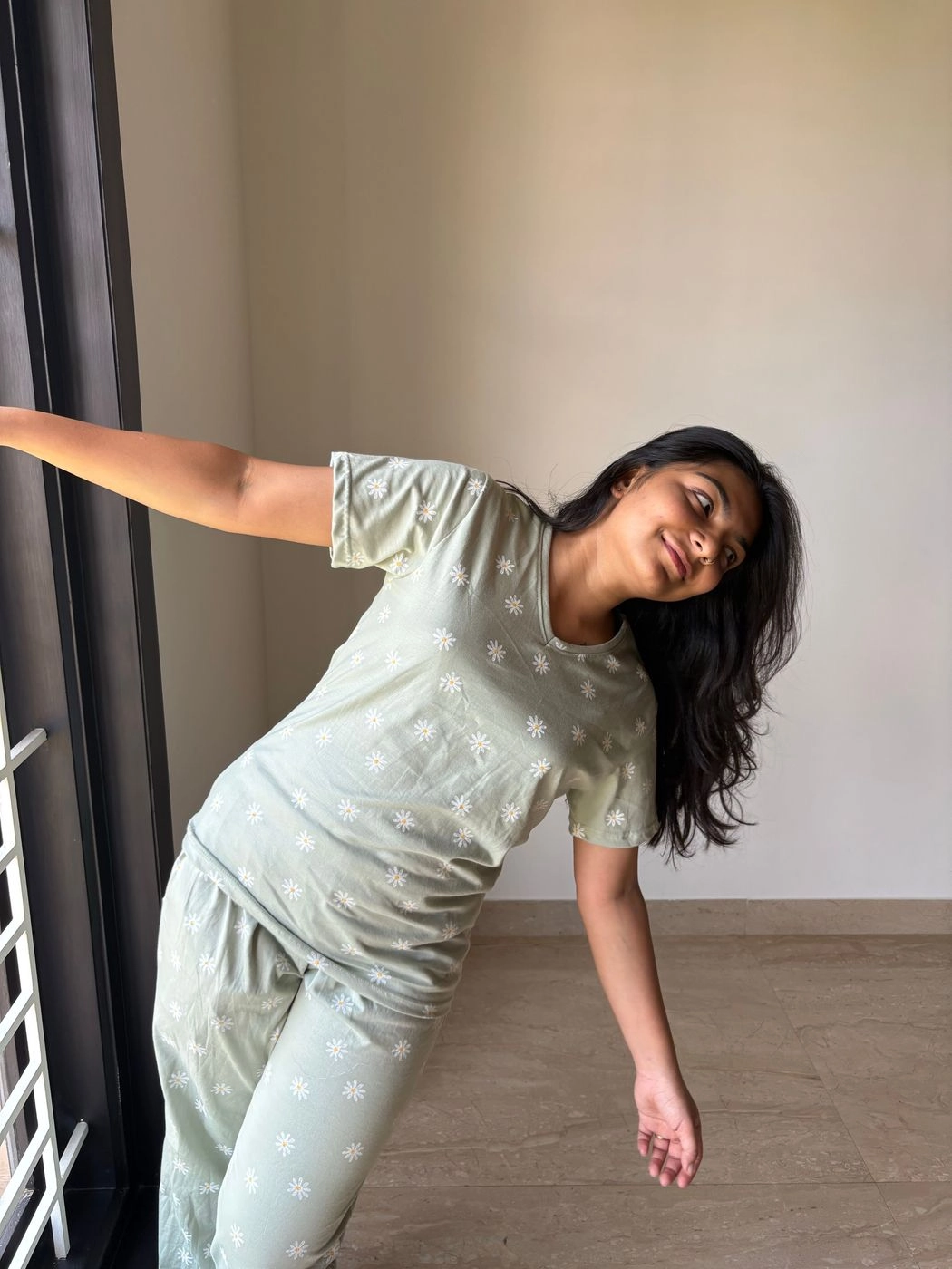 Daisy floral set(pant set)