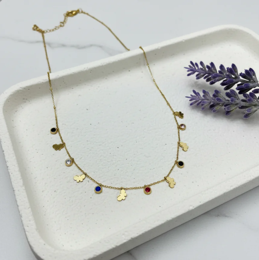 Anti tarnish charm Neklace