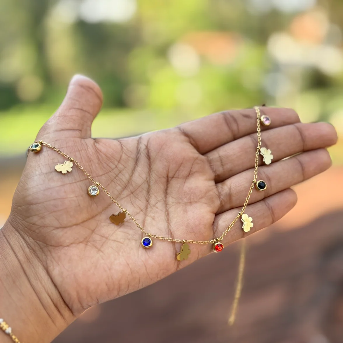 Anti tarnish charm Neklace 2