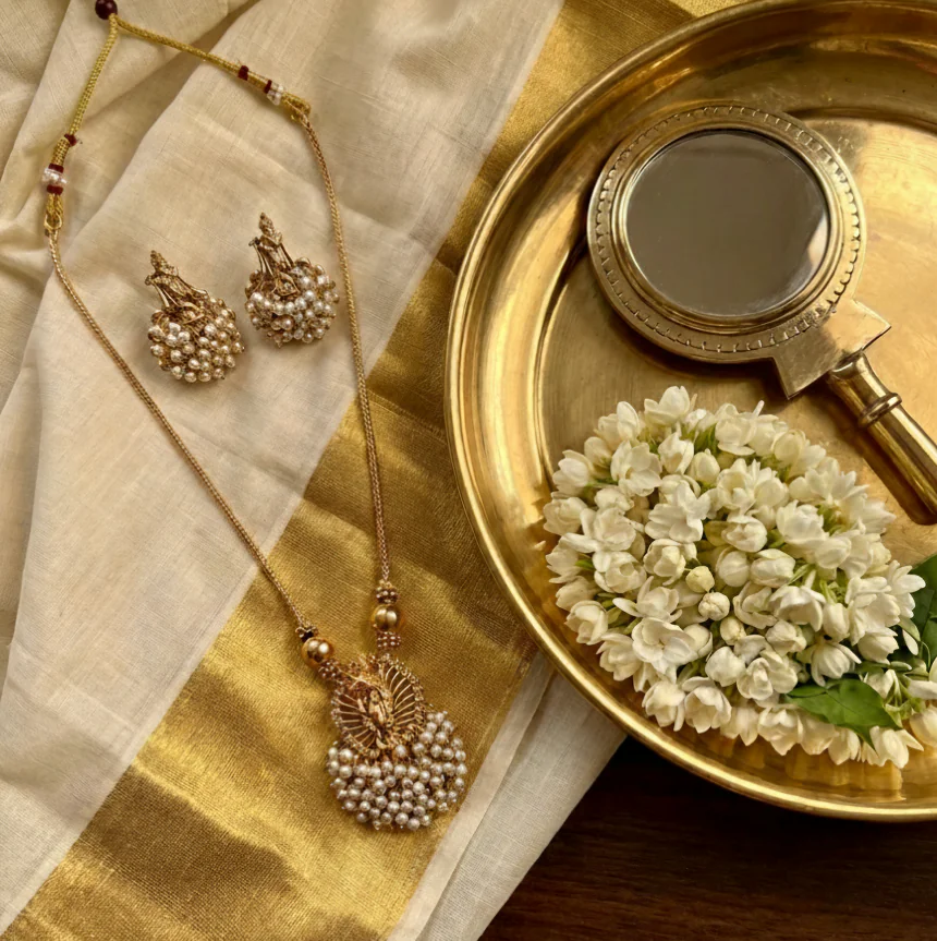 Lord Krishna Temple wear Neklace