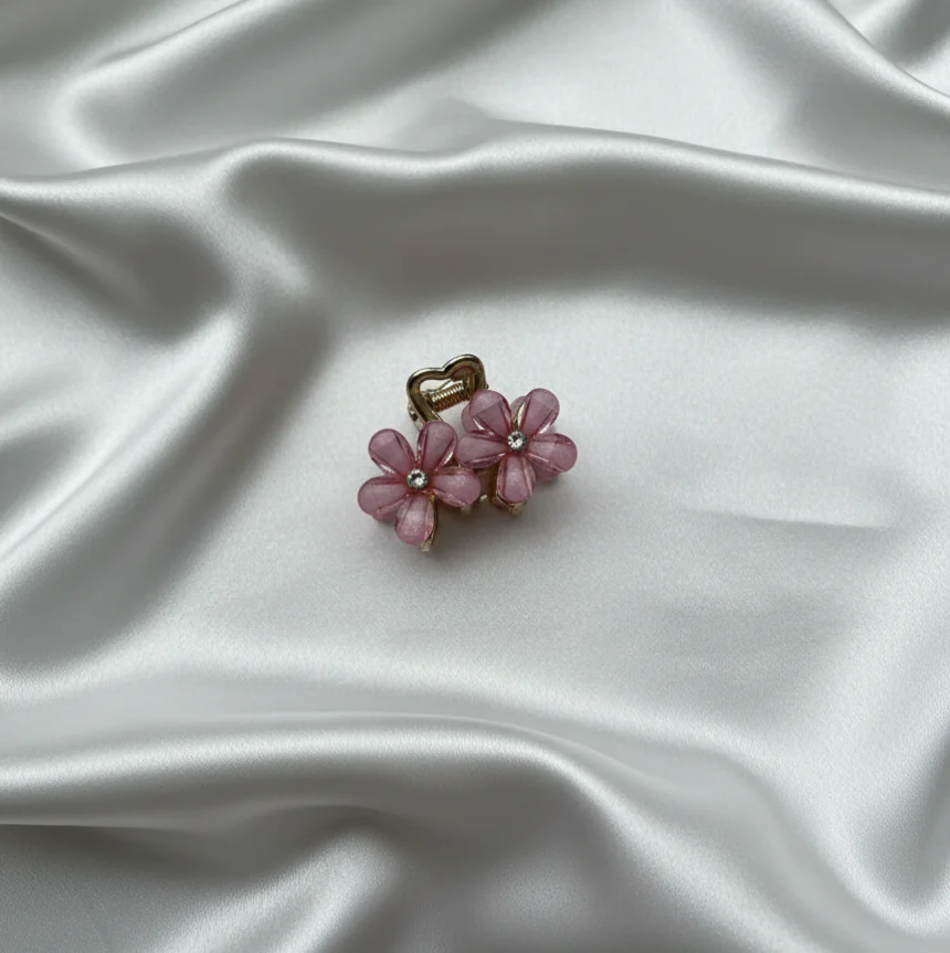 Floral Golden Metal Cluthes