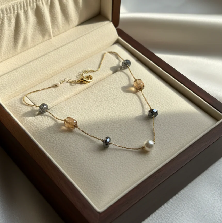 Bead necklace Daily wear