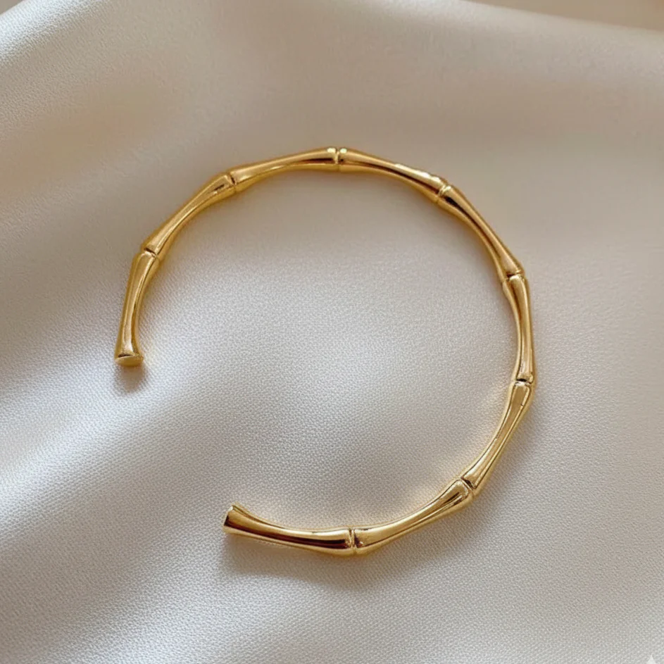 Anti tarnish Bamboo Bracelet