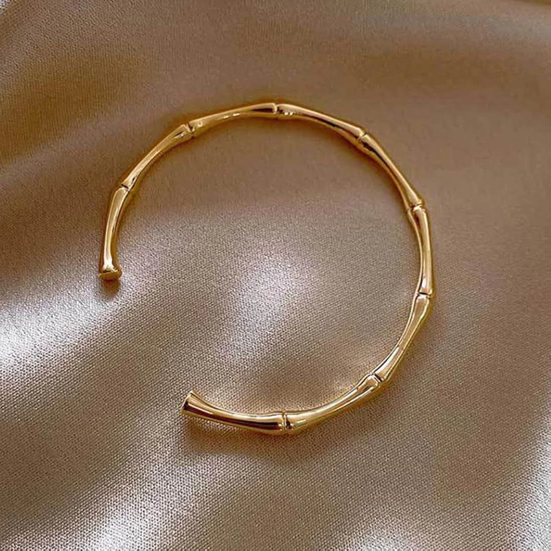 Anti tarnish Bamboo Bracelet 2